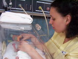 Clarisa con Joaquín